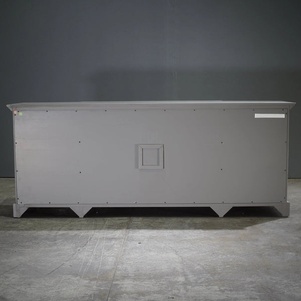 Restoration Hardware French Panel Grey Media Sideboard by Luay Al - Rawi - REHAUS - Restoration Hardware