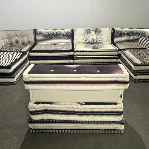 Roche Bobois Mah Jong Sectional Sofa by Jean Paul Gaultier, Set of Twenty One @ REHAUS