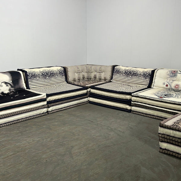 Roche Bobois Mah Jong Sectional Sofa by Jean Paul Gaultier, Set of Twenty One @ REHAUS