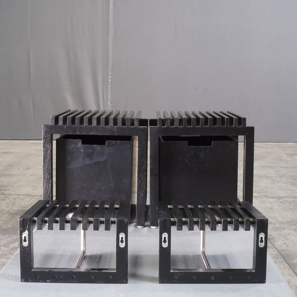 Skagerak & Fritz Hansen Black Cutter Mini Wardrobe Wall Hanging by Niels Hvass - REHAUS - Skagerak