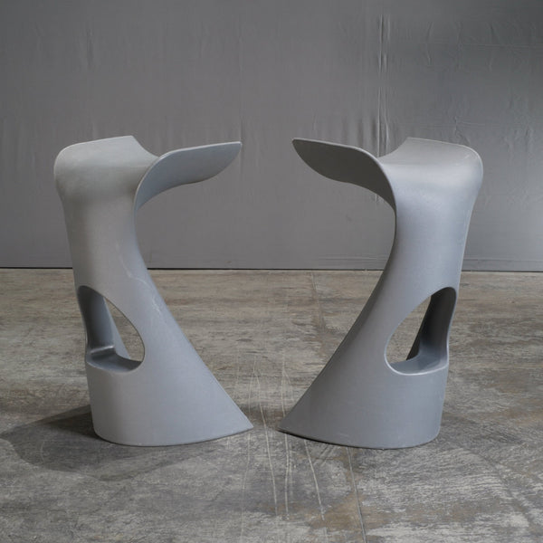 Slide Koncord Grey Stool by Karim Rashid - REHAUS - Slide