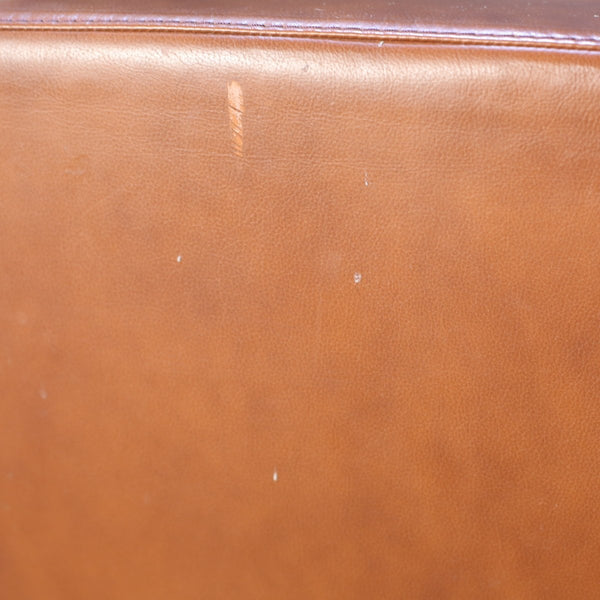 Tawny Brown Leather Armchair @ REHAUS