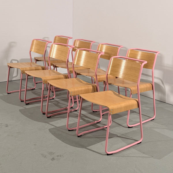 VG&P Canteen Chairs by Klauser & Carpenter, Set of Eight @ REHAUS