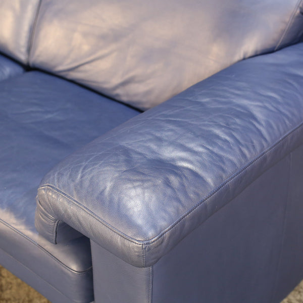 Vintage Two Seater Leather Sofa by Rolf Benz @ REHAUS