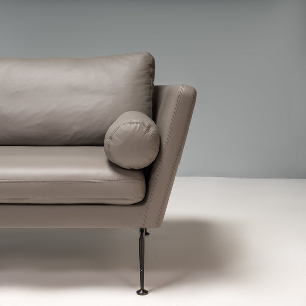 Vitra by Antonio Citterio Grey Leather Suita Three - Seat Sofa, 2021 - REHAUS - Antonio Citterio