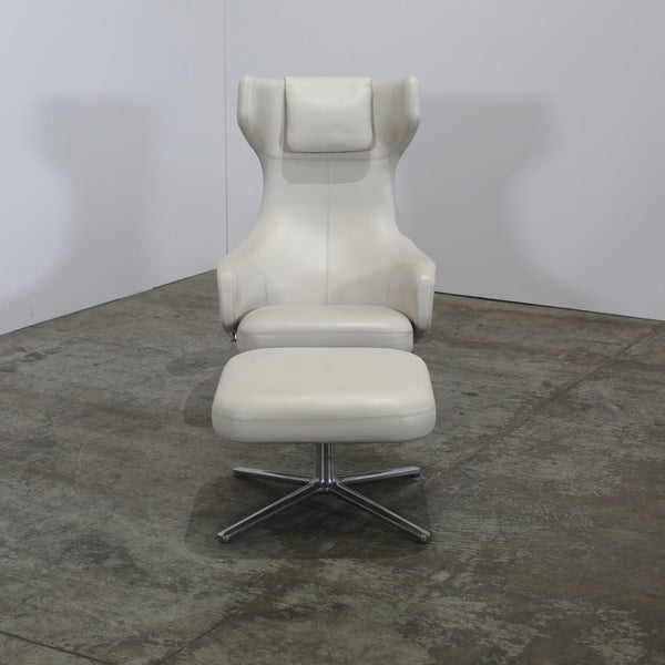 Vitra Grand Repos Lounge Chair & Footstool @ REHAUS