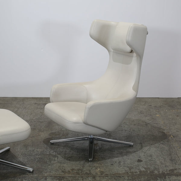Vitra Grand Repos Lounge Chair & Footstool @ REHAUS