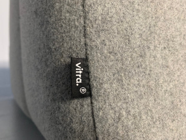 Vitra Place L - Shape Sofa - In Cosy Grey Wool @ REHAUS