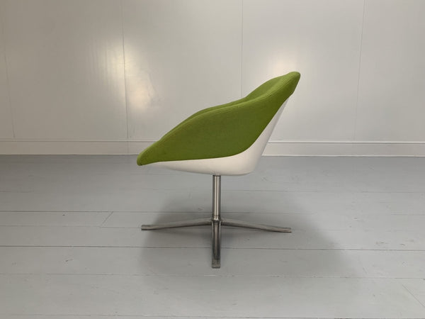 Walter Knoll Turtle Armchair - In Lime Green Fabric @ REHAUS