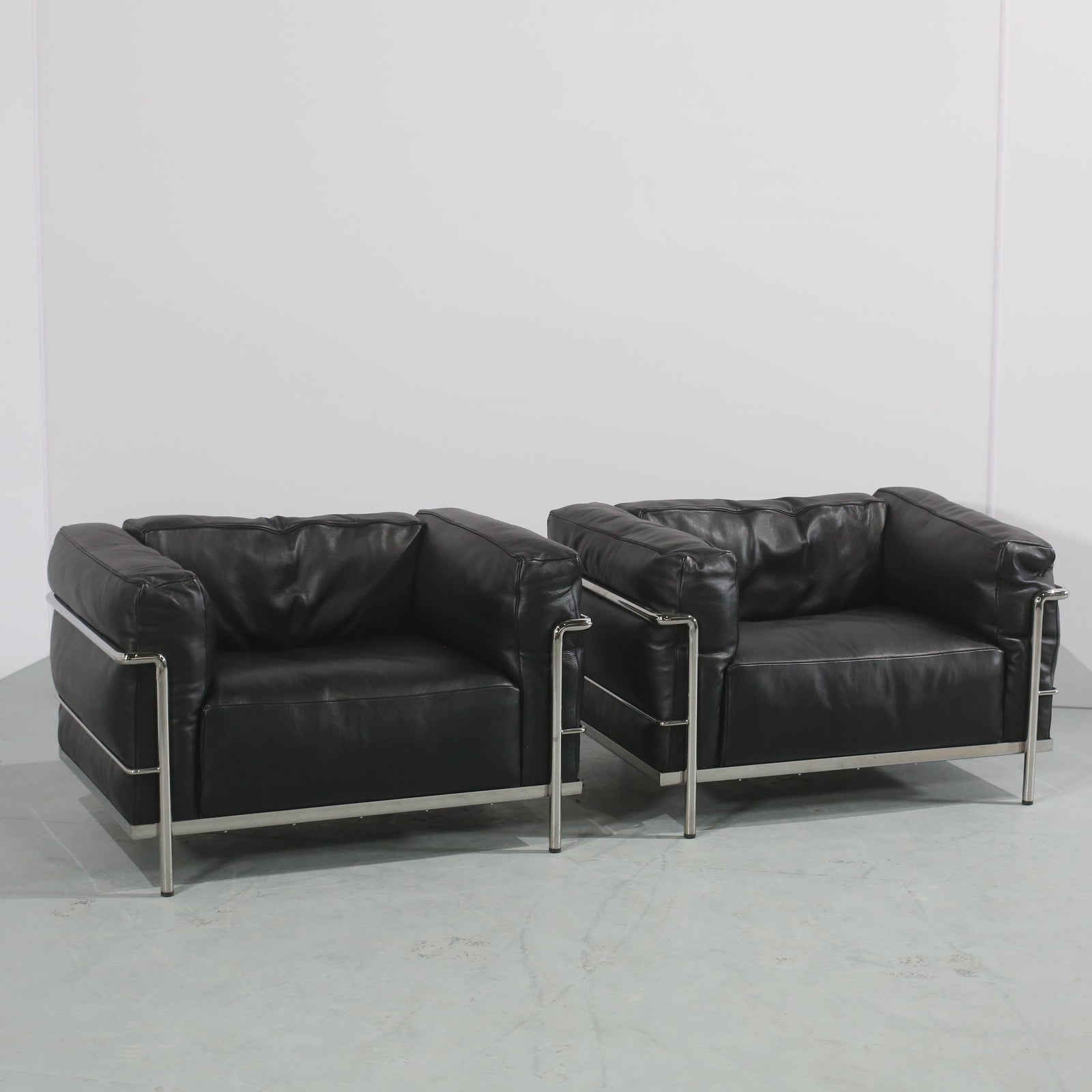 Cassina LC3 Armchair, Set of Two