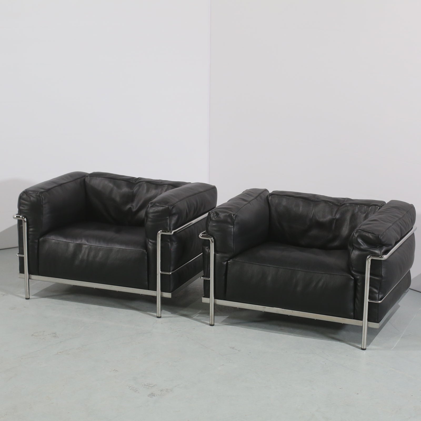 Cassina LC3 Armchair, Set of Two