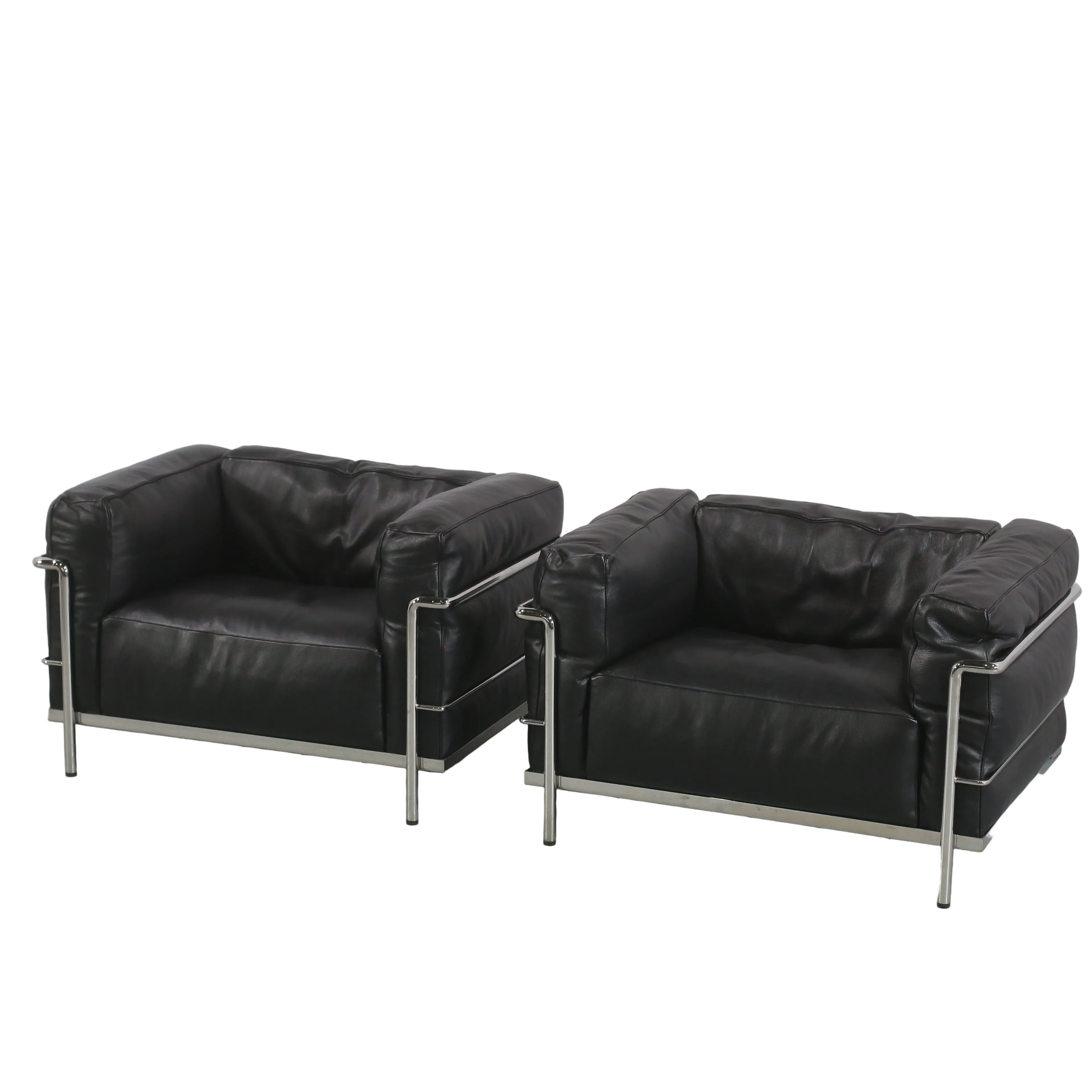 Cassina LC3 Armchair, Set of Two