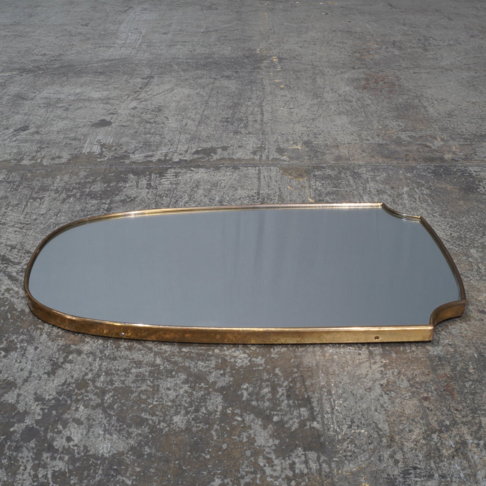1950s Italian Shield Shape Wall Mirror - REHAUS - Unknown