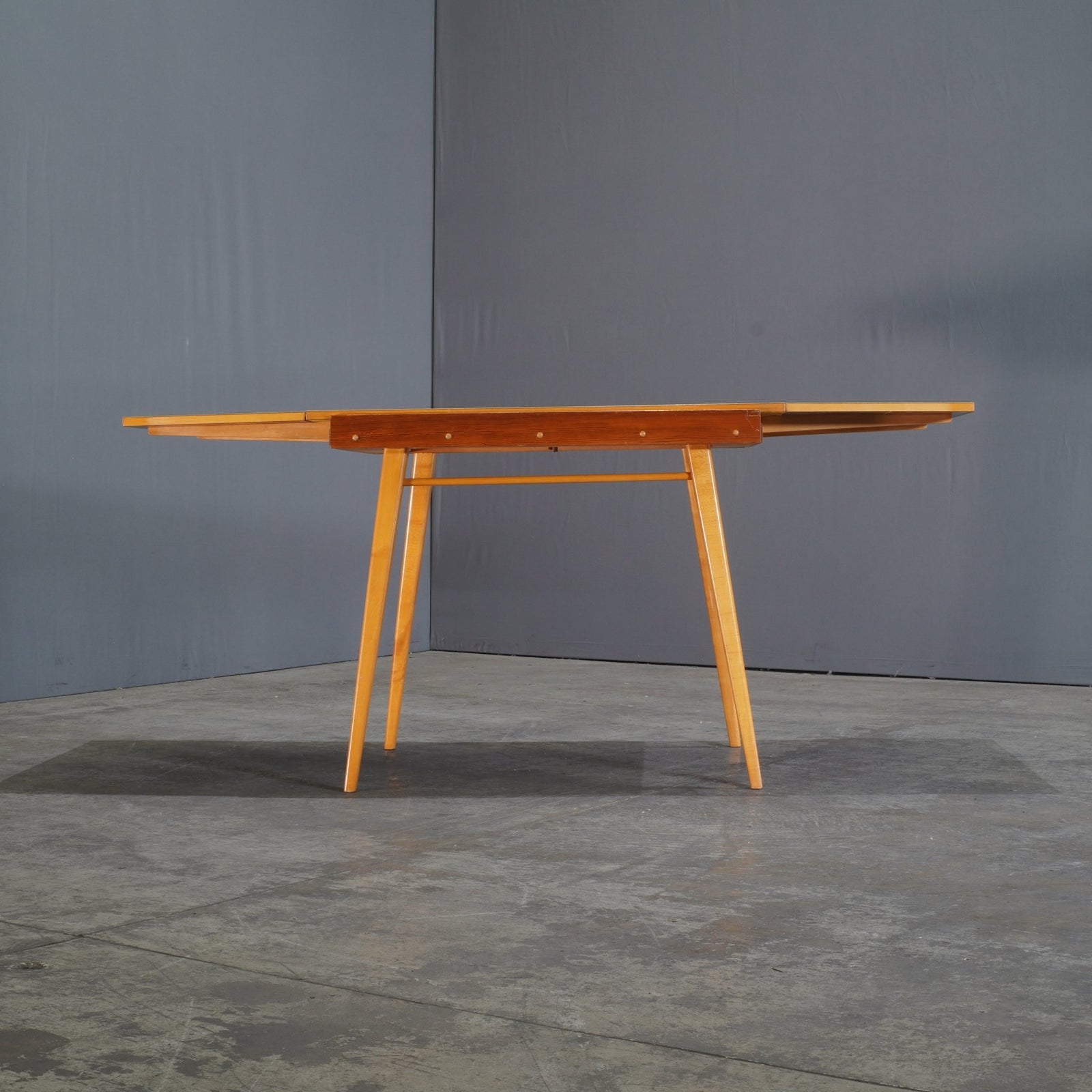1960s Formica Folding Dining Table in Yellow - REHAUS - Unknown
