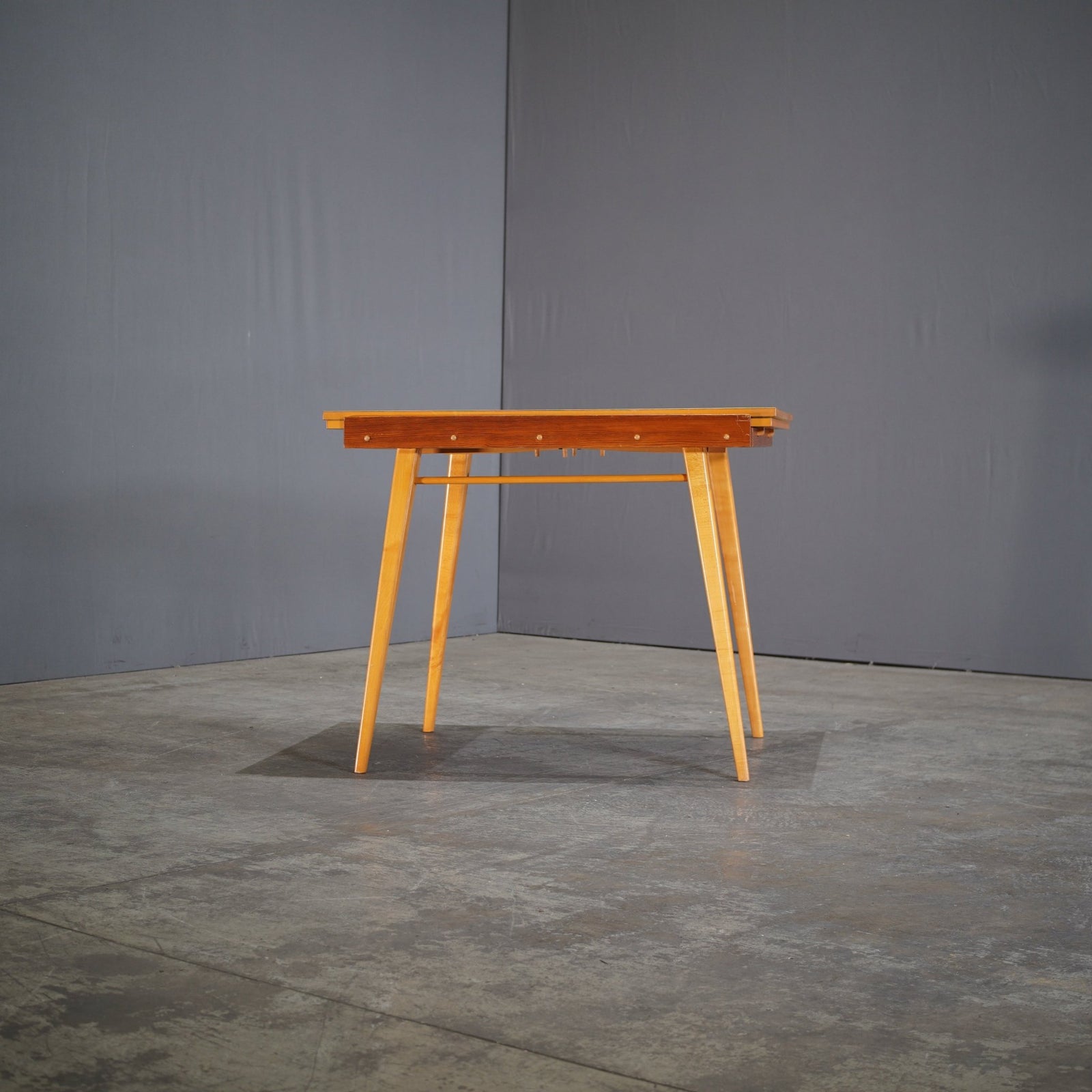 1960s Formica Folding Dining Table in Yellow - REHAUS - Unknown