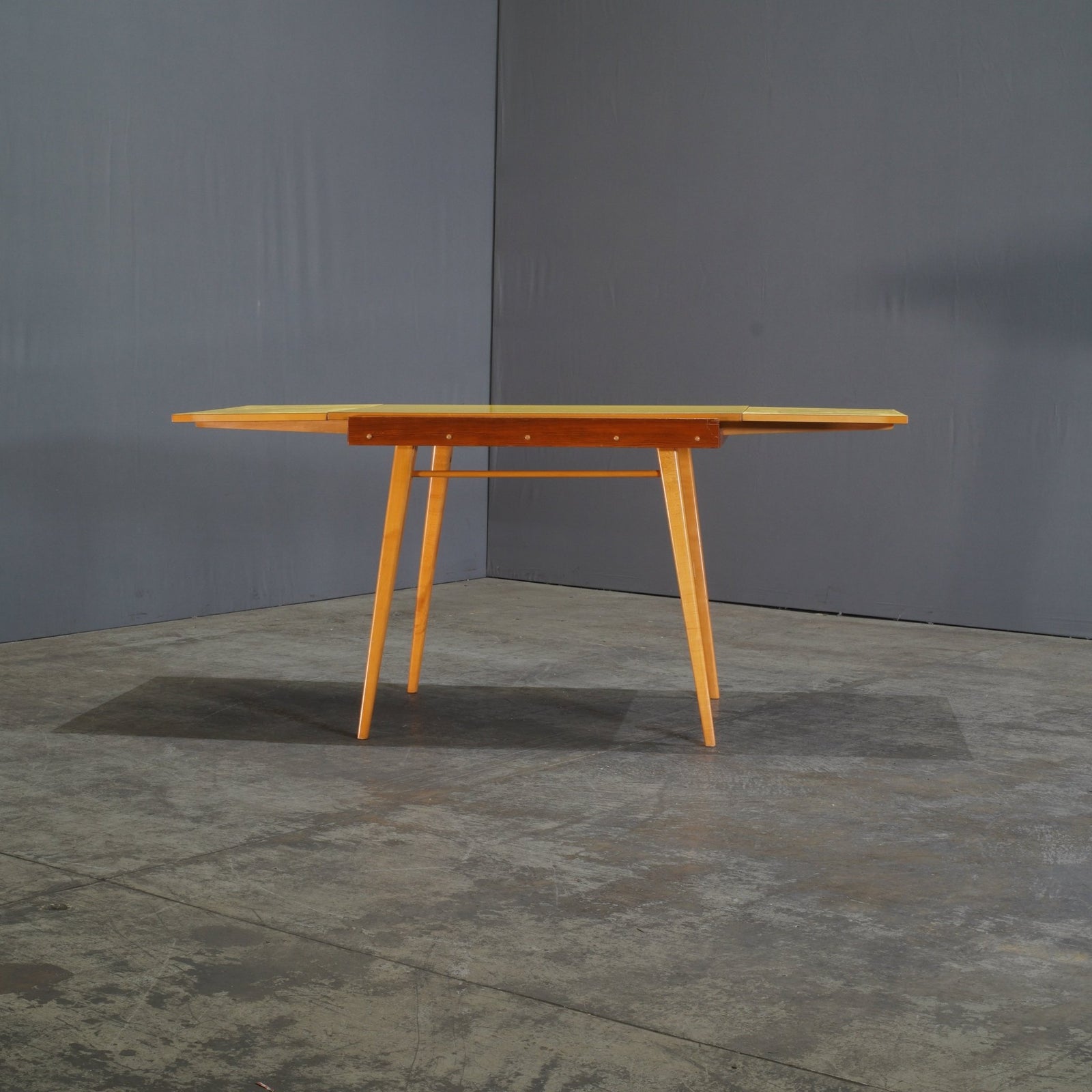 1960s Formica Folding Dining Table in Yellow - REHAUS - Unknown