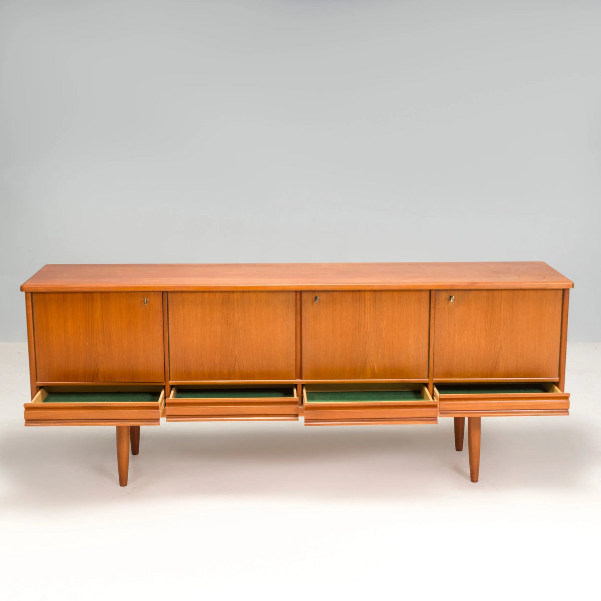 1960's Norwegian Nordås Bruk A/S Teak Sideboard - REHAUS - Nordas