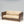 2 Seater Phillipe Hurel Brown Leather & Fabric Sofa - REHAUS - Philippe Hurel