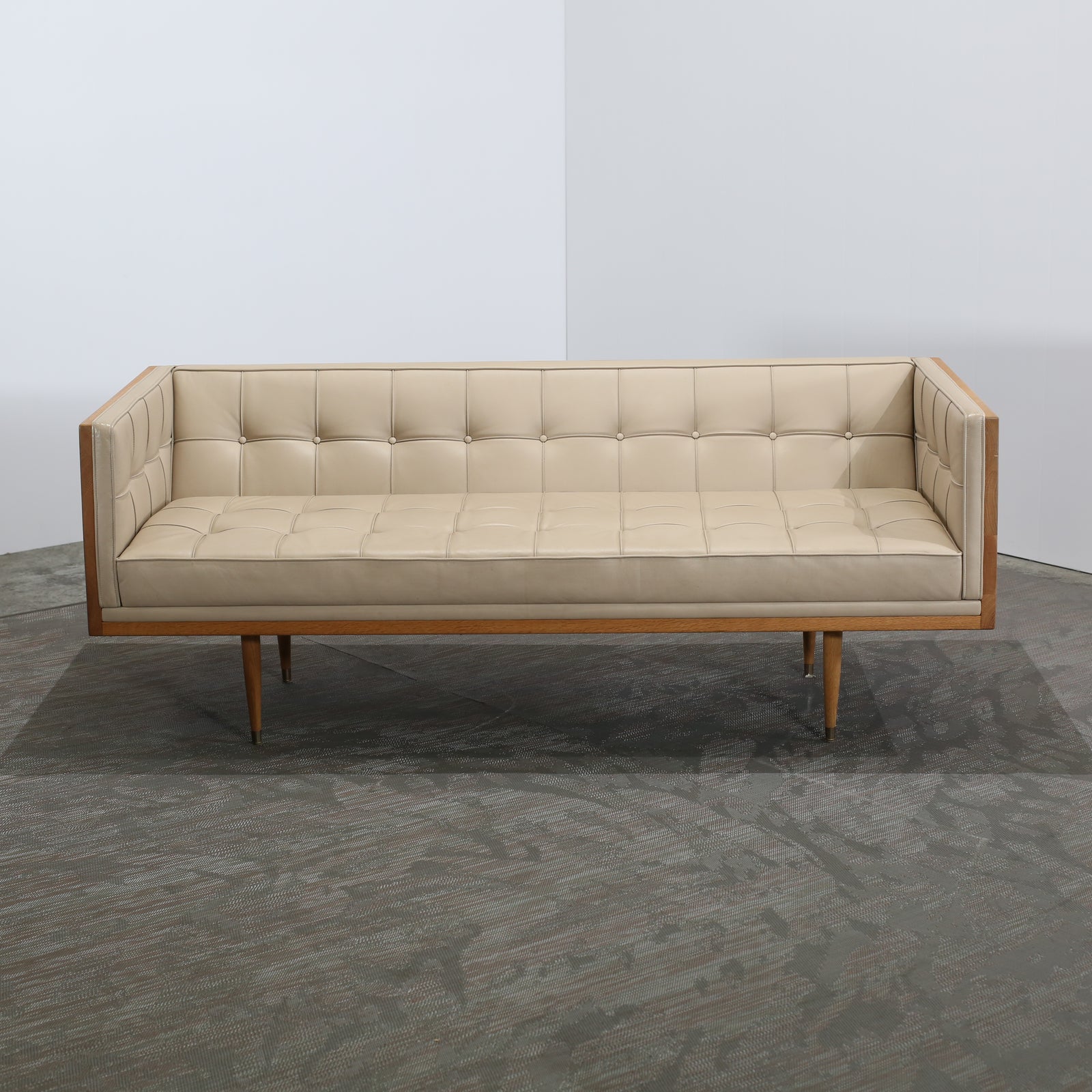De La Espada Leather Box Sofa by Autoban