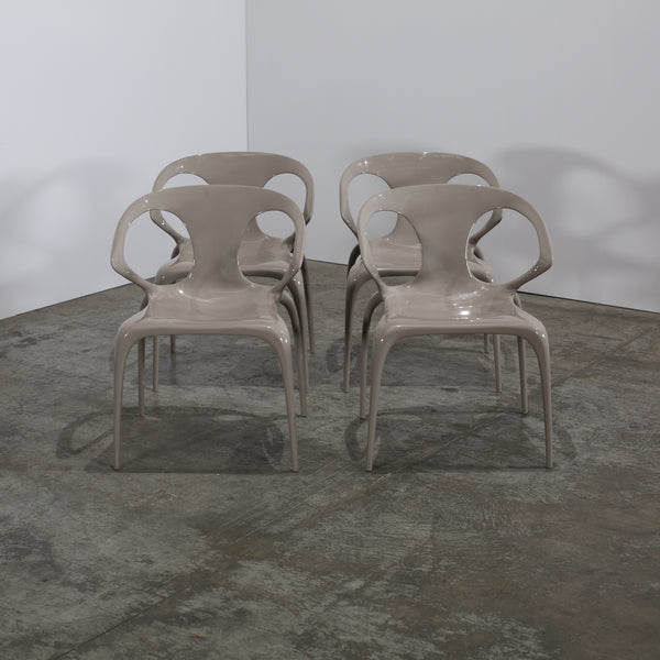 Roche Bobois Ava Dining Chairs, Set of Four