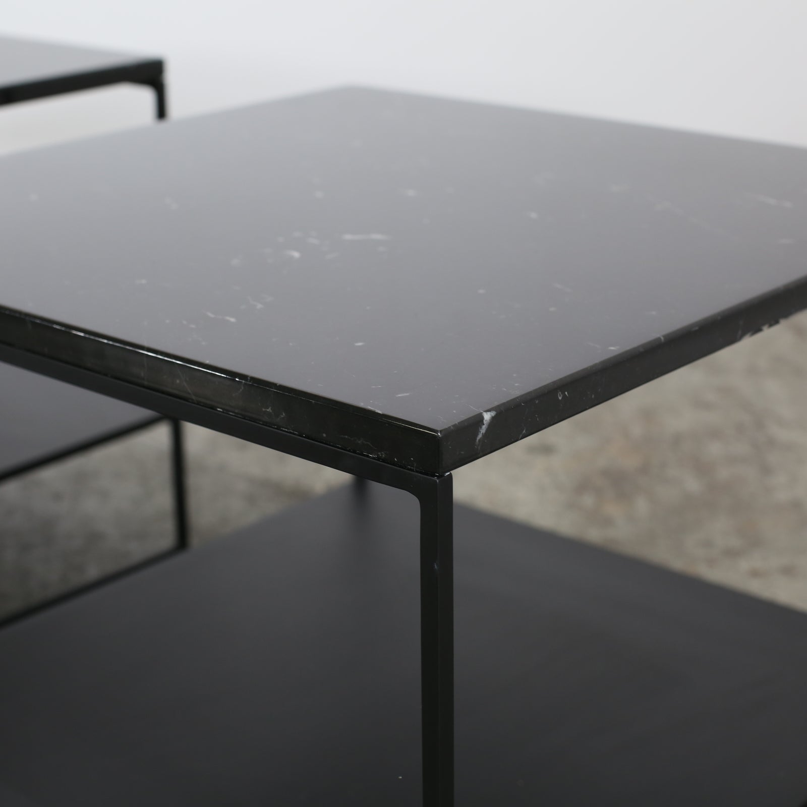 Marble Side Table by Minotti, Set of Two