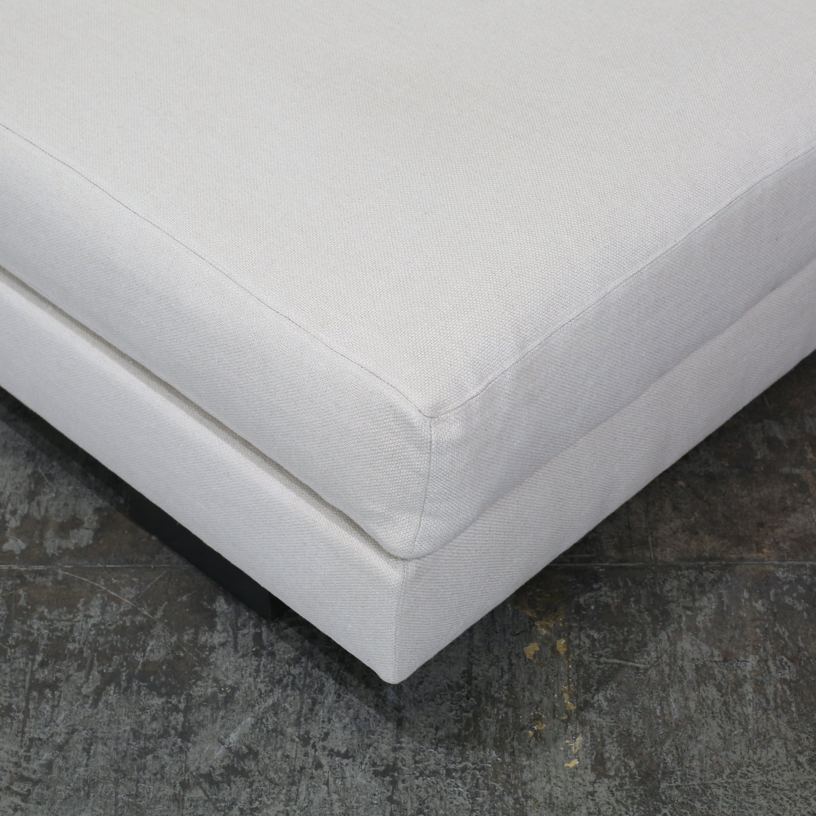 Christian Liaigre Cream Pouf