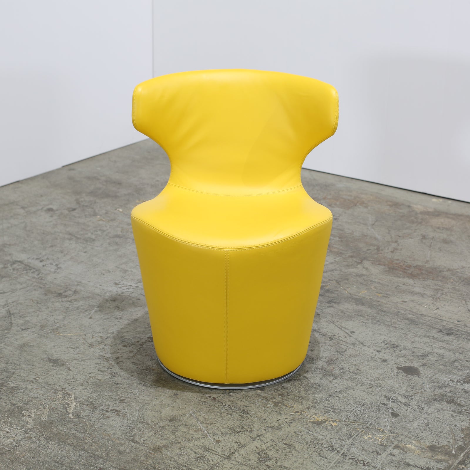 B&B Italia Yellow Papilio Chairs by Naoto Fukasawa, Set of Four