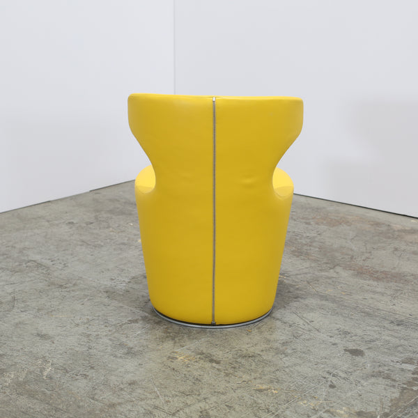 B&B Italia Yellow Papilio Chairs by Naoto Fukasawa, Set of Four