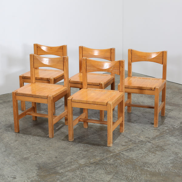 Vintage Hongisto Chairs by Ilmari Tapiovaara for Laukaan Puu, Set of Five
