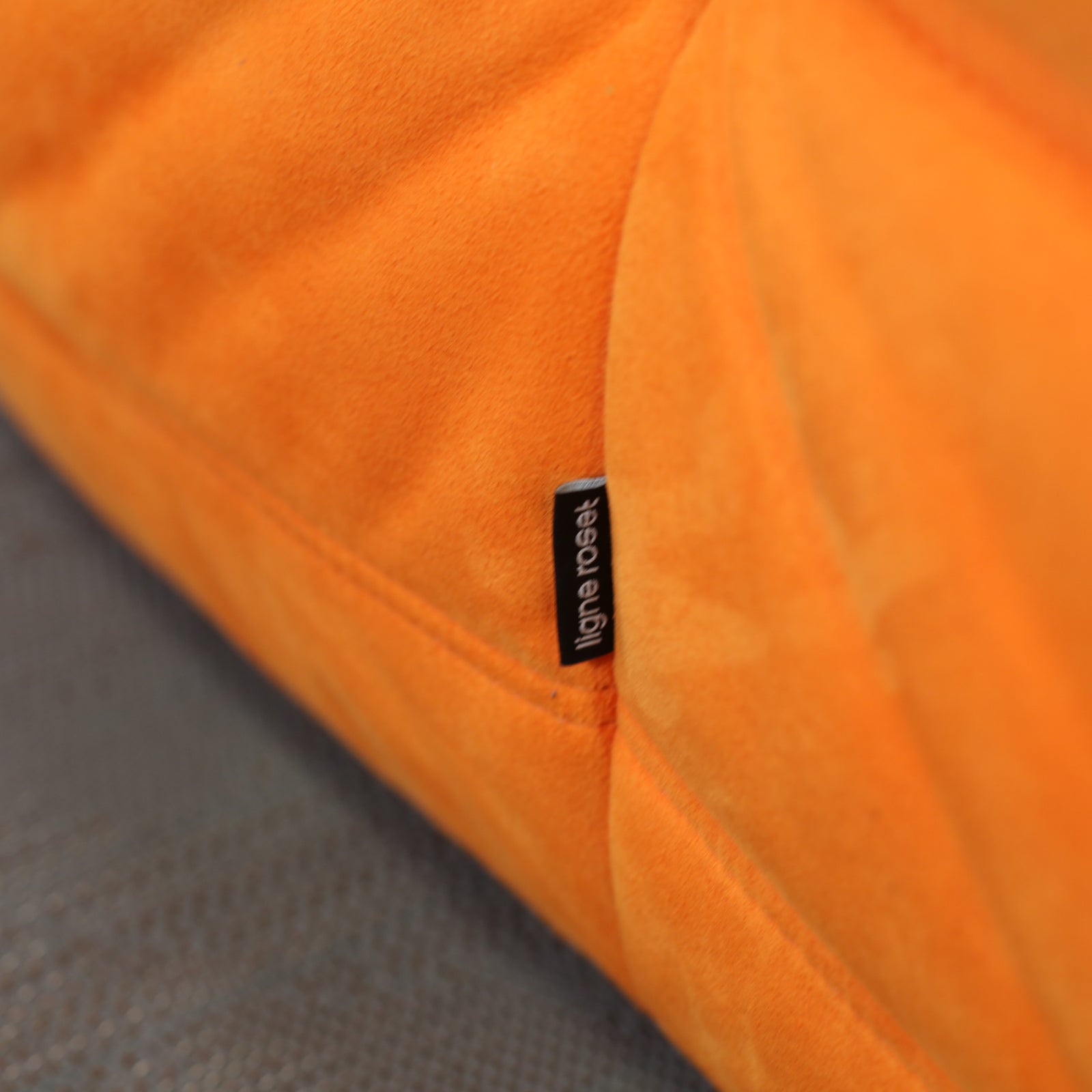 Ligne Roset Orange Three Seater Togo by Michel Ducaroy