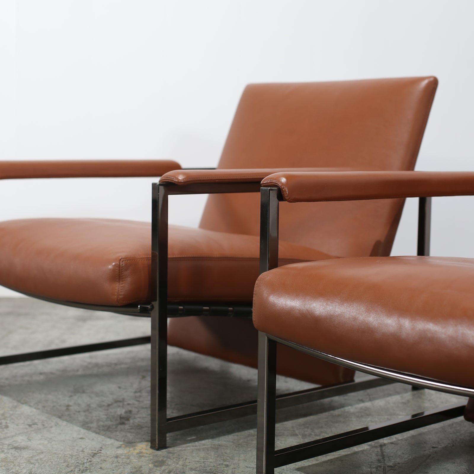 Minotti Atlan Armchairs by Rodolfo Dordoni, Set of Two
