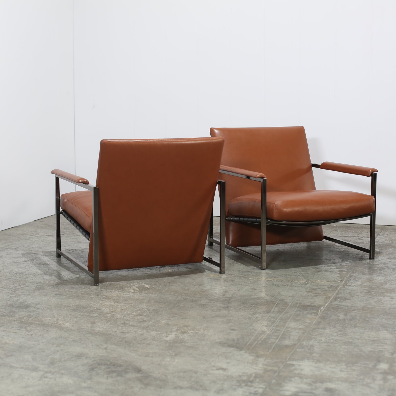 Minotti Atlan Armchairs by Rodolfo Dordoni, Set of Two
