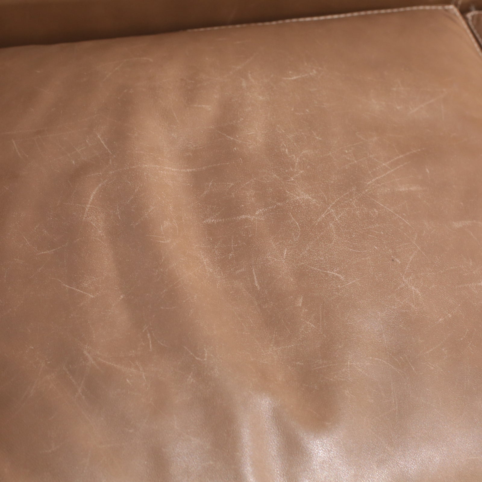 Hermès Reeditions 3 Seater Leather Sofa by J.M. Frank