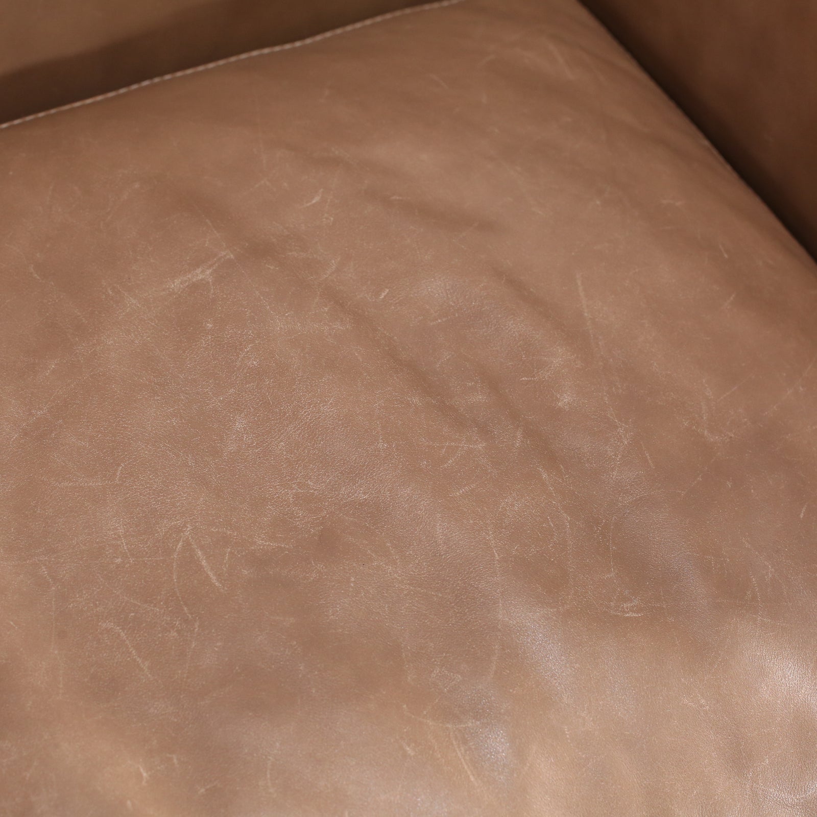 Hermès Reeditions 3 Seater Leather Sofa by J.M. Frank