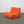 Ligne Roset Orange Modular Togo Sofa and Footstool by Michel Ducaroy, Set of Five