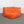 Ligne Roset Orange Modular Togo Sofa and Footstool by Michel Ducaroy, Set of Five