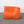 Ligne Roset Orange Modular Togo Sofa and Footstool by Michel Ducaroy, Set of Five