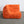 Ligne Roset Orange Modular Togo Sofa and Footstool by Michel Ducaroy, Set of Five