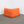 Ligne Roset Orange Modular Togo Sofa and Footstool by Michel Ducaroy, Set of Five