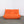 Ligne Roset Orange Modular Togo Sofa and Footstool by Michel Ducaroy, Set of Five