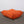Ligne Roset Orange Modular Togo Sofa and Footstool by Michel Ducaroy, Set of Five
