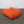 Ligne Roset Orange Modular Togo Sofa and Footstool by Michel Ducaroy, Set of Five