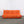 Ligne Roset Orange Modular Togo Sofa and Footstool by Michel Ducaroy, Set of Five