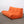 Ligne Roset Orange Modular Togo Sofa and Footstool by Michel Ducaroy, Set of Five