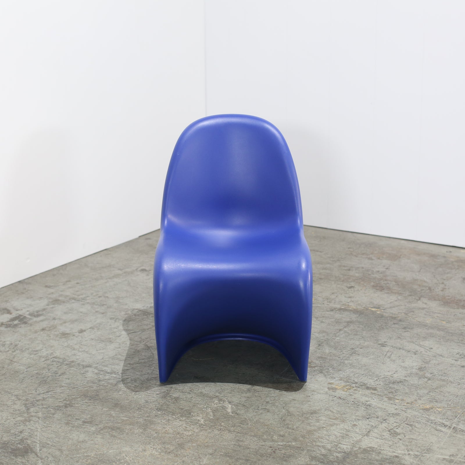 Mid-century Modern Blue Panton Chair by Verner Panton for Vitra, Set of Four