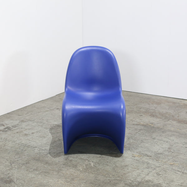 Mid-century Modern Blue Panton Chair by Verner Panton for Vitra, Set of Four