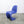 Mid-century Modern Blue Panton Chair by Verner Panton for Vitra, Set of Four