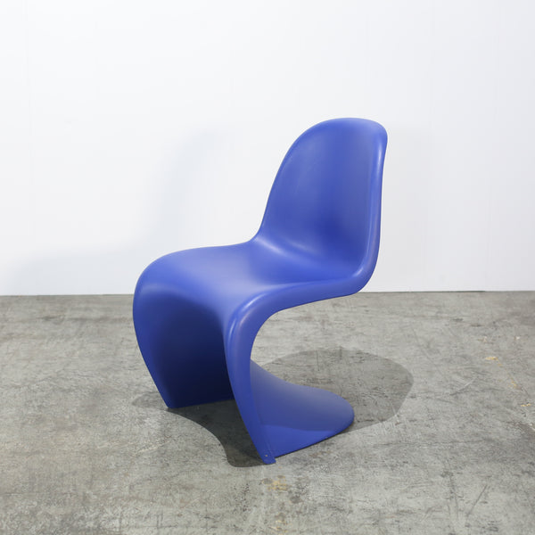 Mid-century Modern Blue Panton Chair by Verner Panton for Vitra, Set of Four