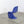 Mid-century Modern Blue Panton Chair by Verner Panton for Vitra, Set of Four