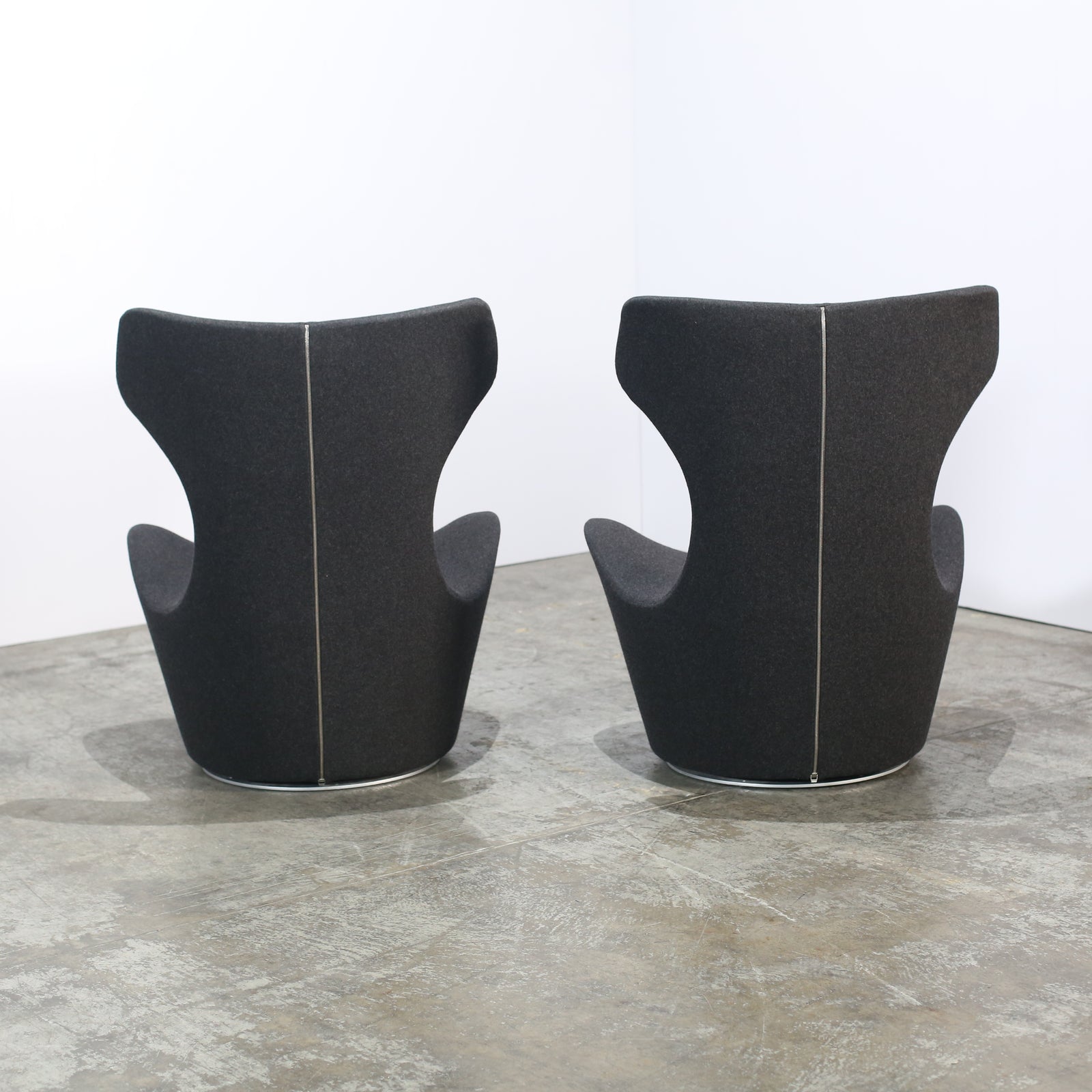 B&B Italia Grand Papilio Armchairs, Set of Two